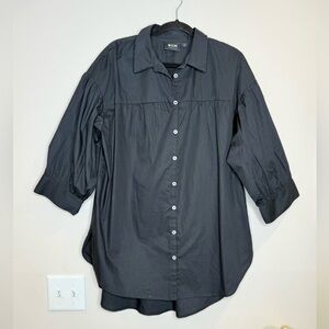 🔥NWOT Maeve Black Button-Up Blouse🔥